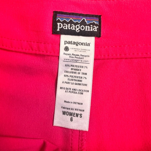 Patagonia hot pink shorts size 6 - Picture 4 of 5